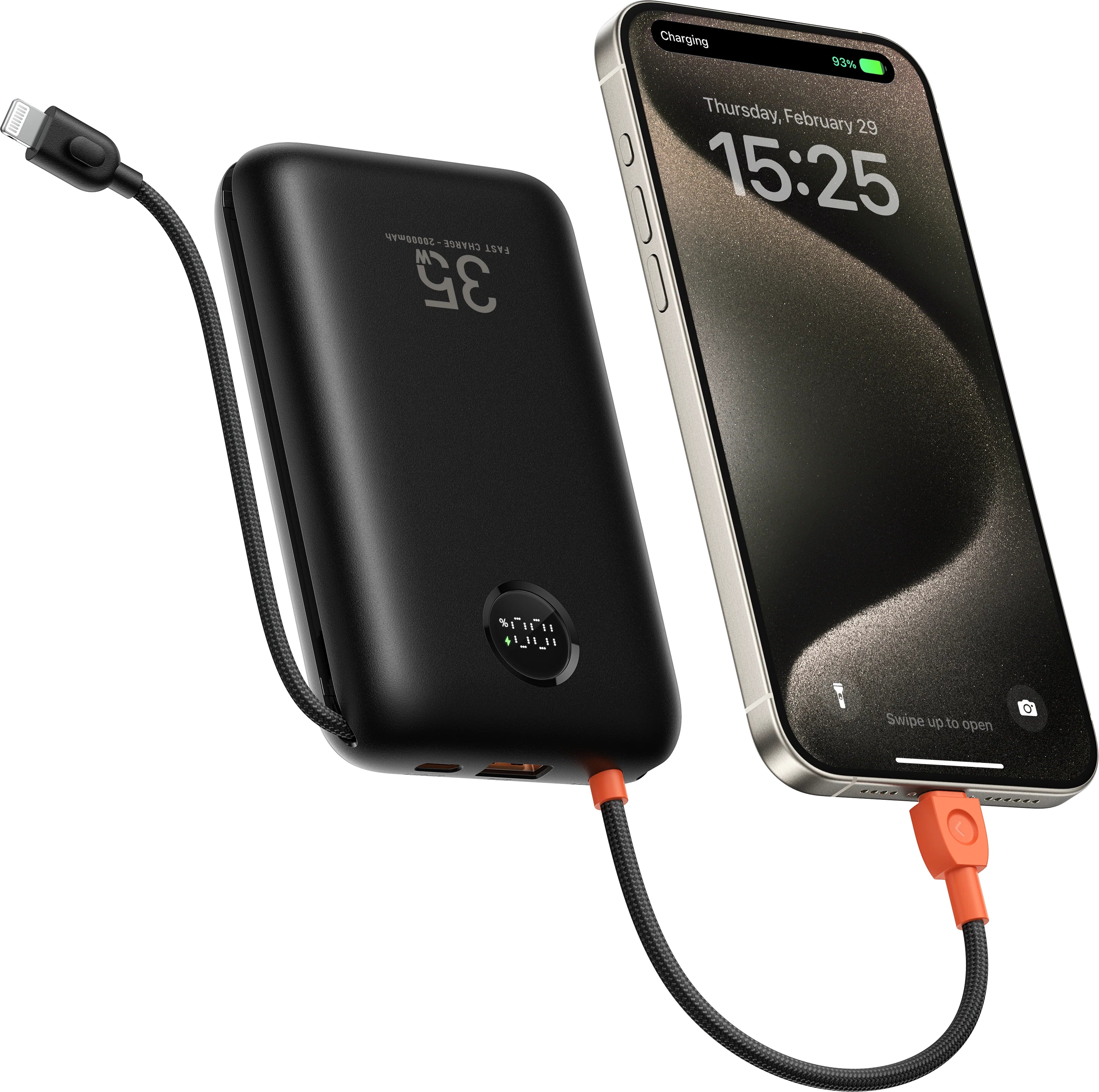 Laptop 20000mAh PD35W Power Bank with LED Display