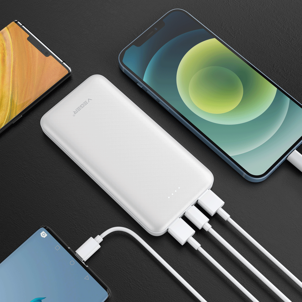 A10 Dual Port LED Indicator Powerbank 10000mAh