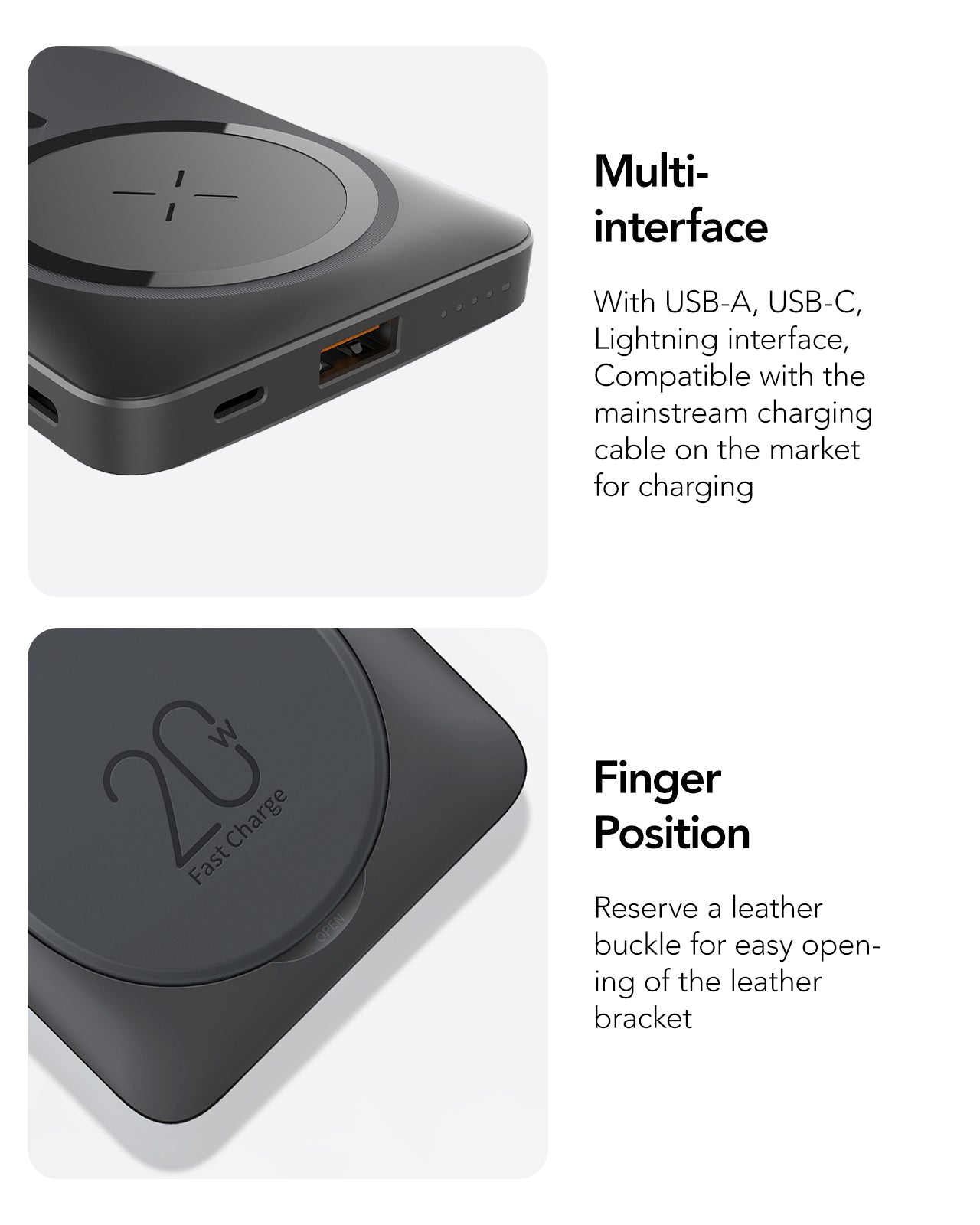 Magnetic Wireless Power Bank PD 20W