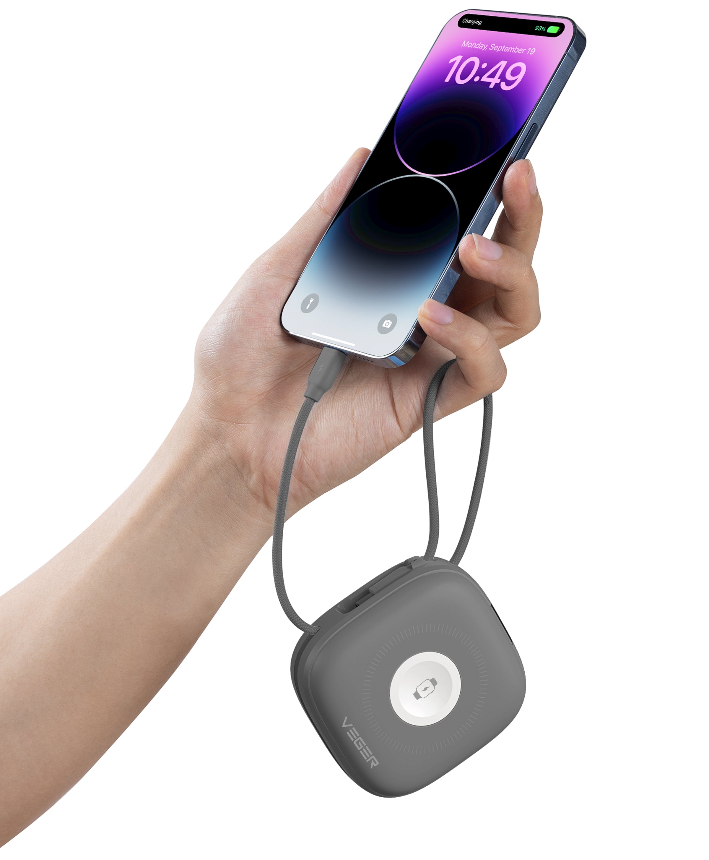MagCore 3-in-1 magnetische kabellose 10000 mAh PD 22,5 W Schnelllade-Powerbank