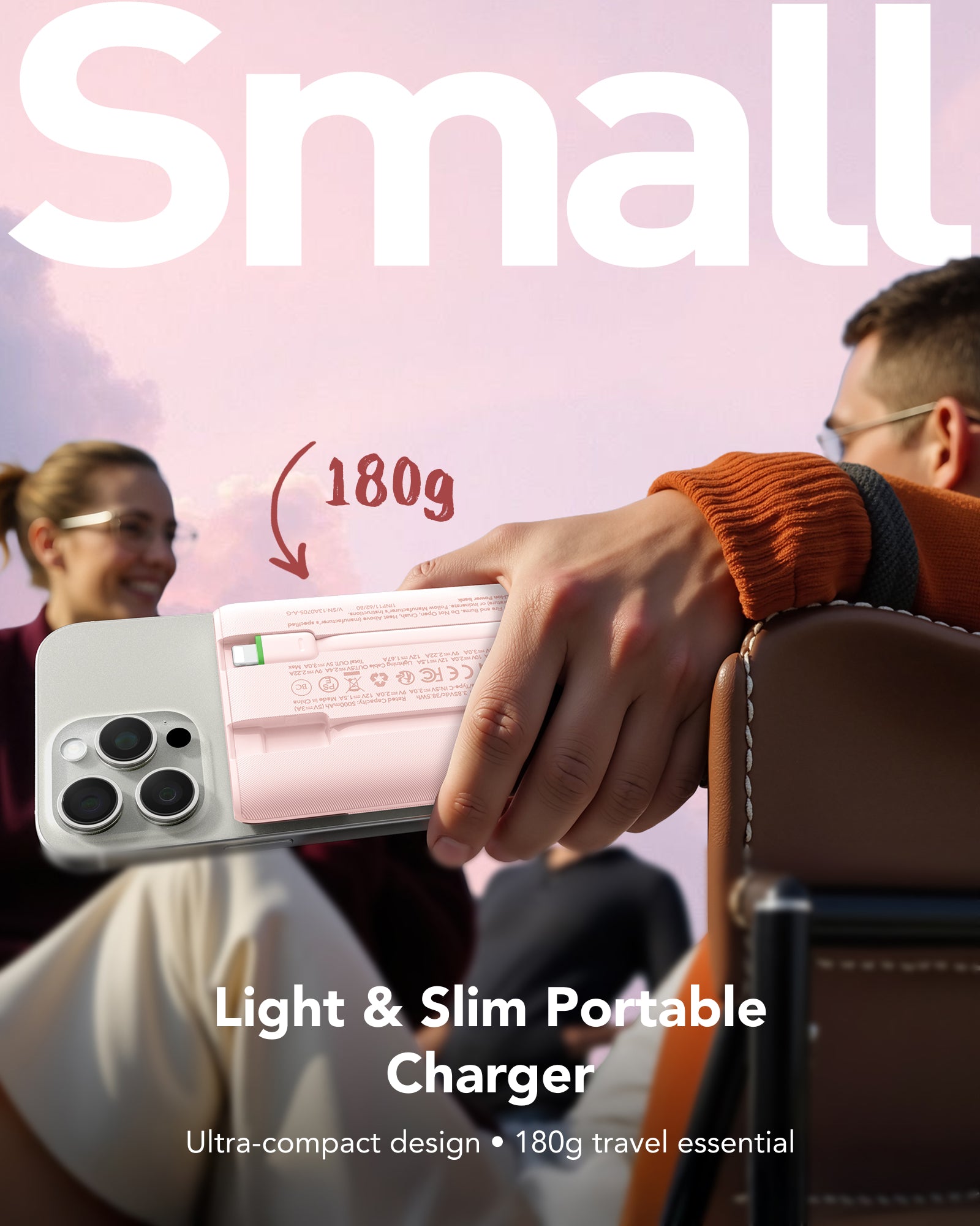 V1202 light & slim portable charger