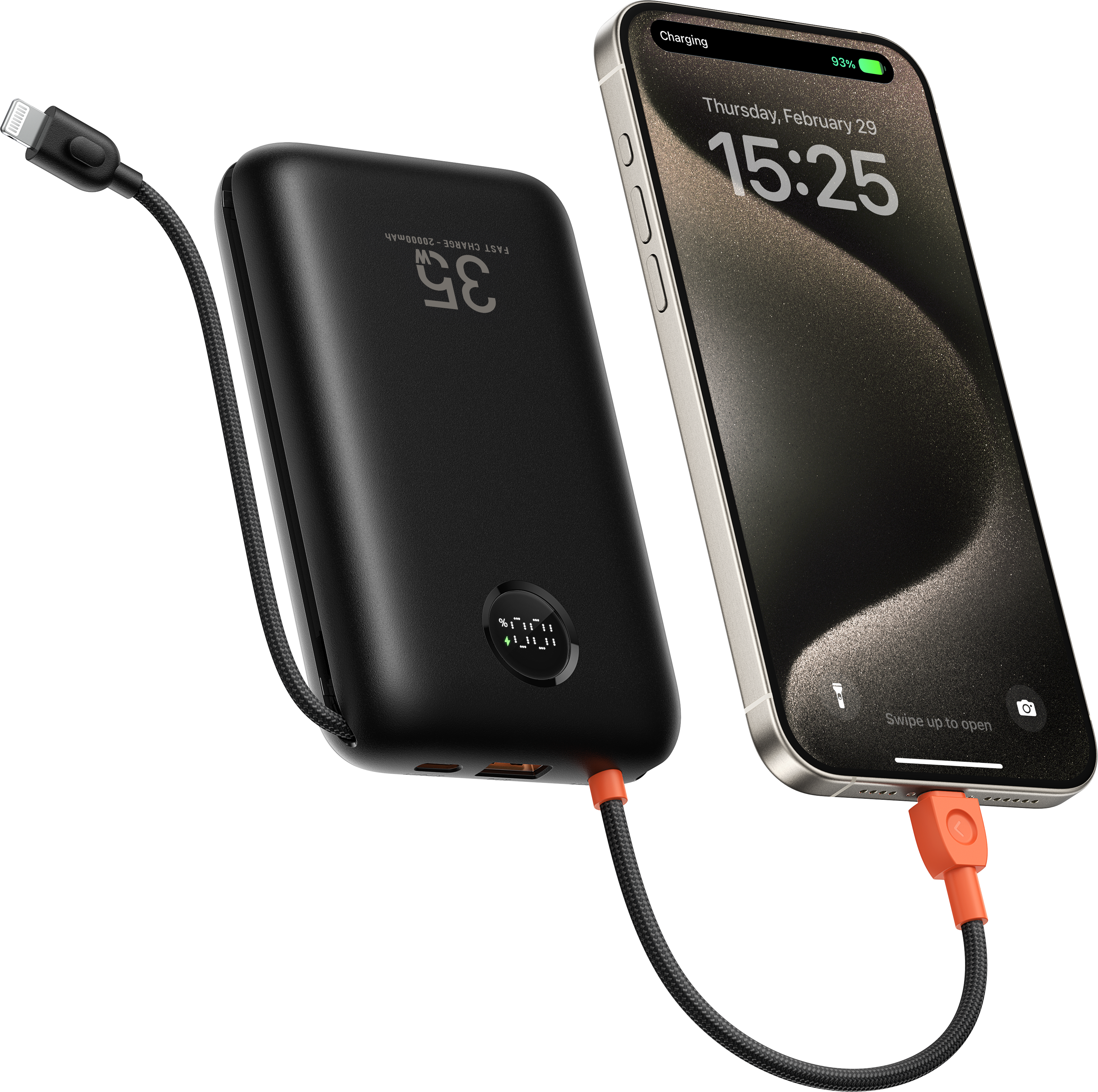 Laptop 20000mAh PD35W Power Bank with LED Display