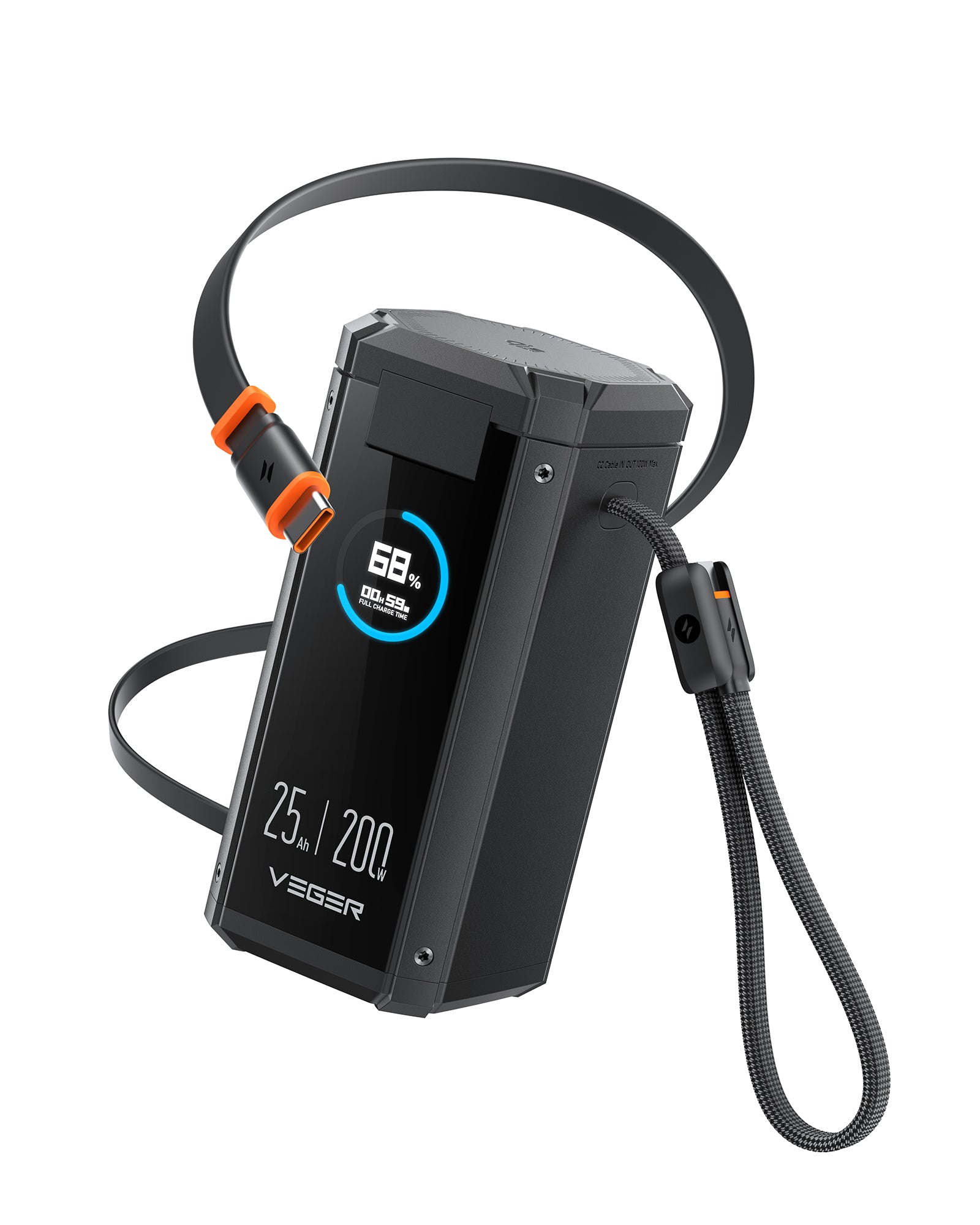 25000mAh 225W Smart Power Bank with 25W Wireless Charging