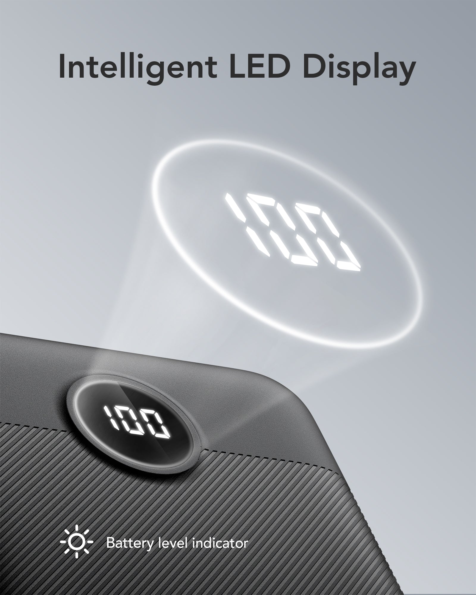 Intelligent LED display power bank