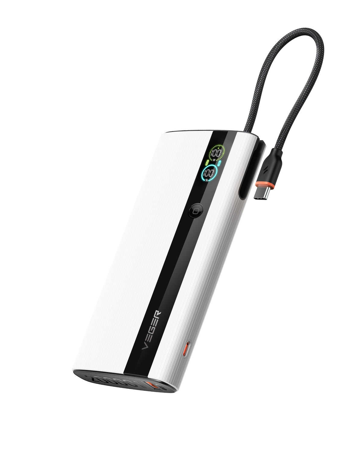 PocketPower 20 20000mAh 100W Power Bank with Built-in USB-C Cable & LED Digital Display