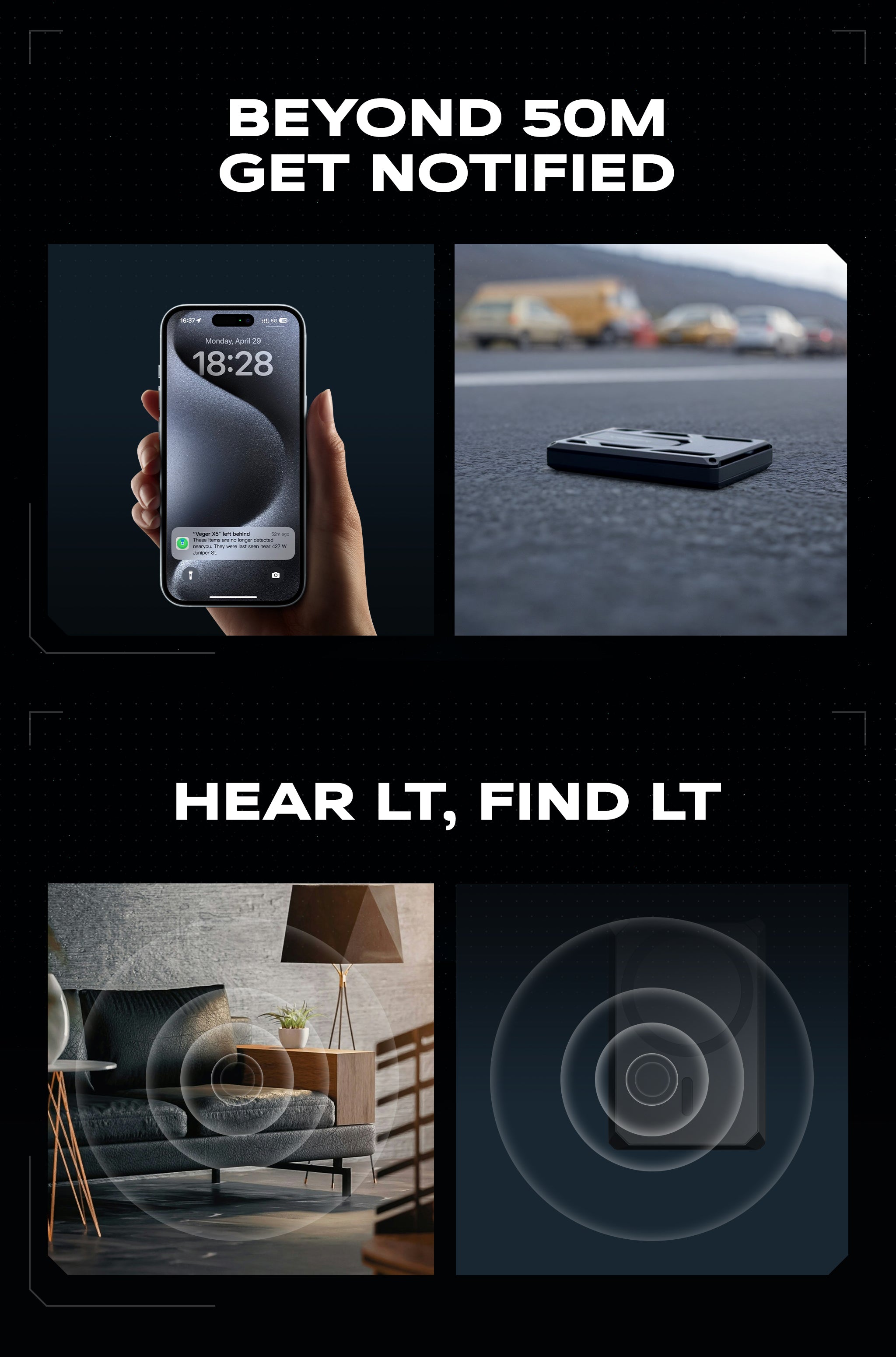 X5 beyond 50m get notified