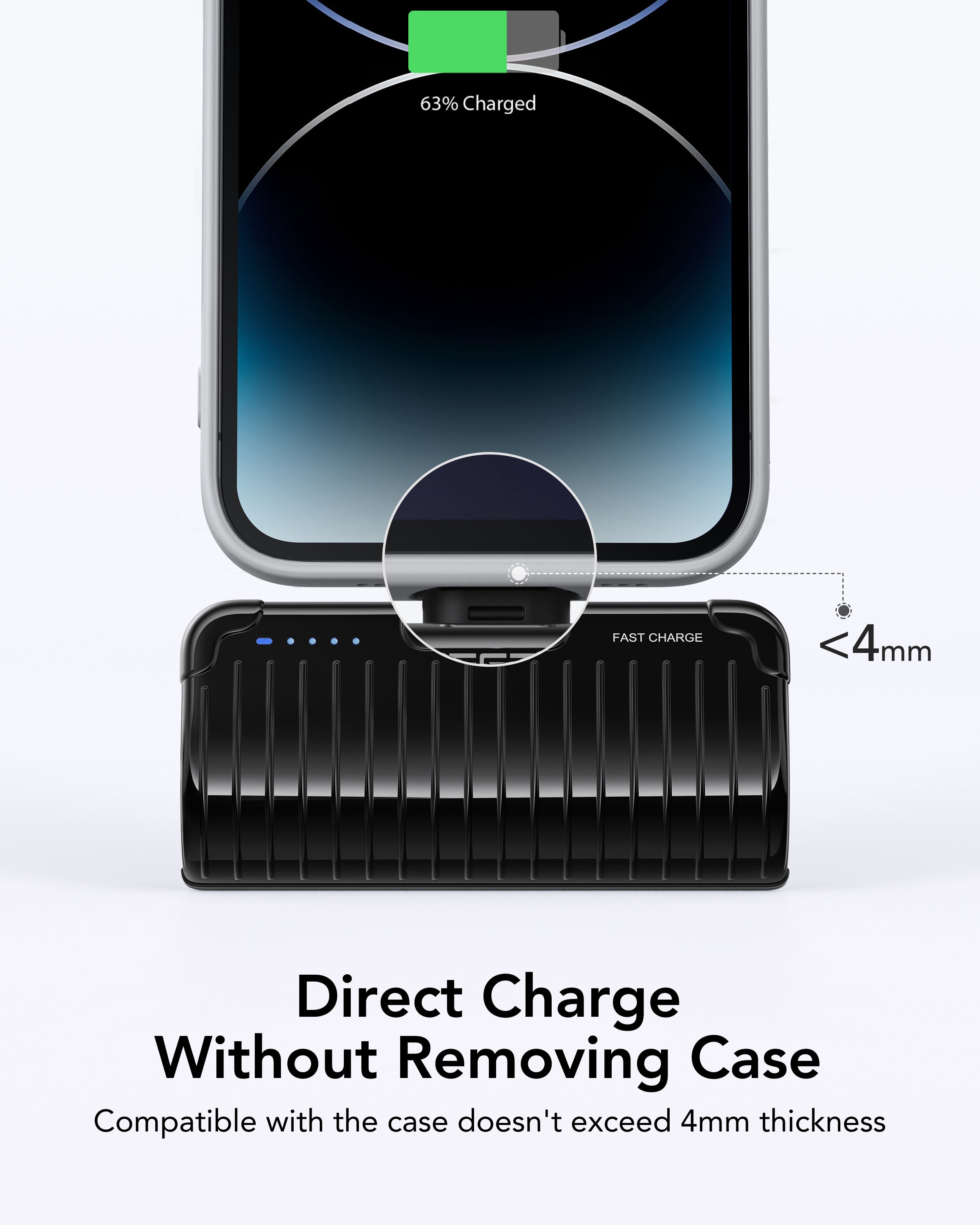 PlugOn Pro L Mini All in One Fast Charging Power Bank