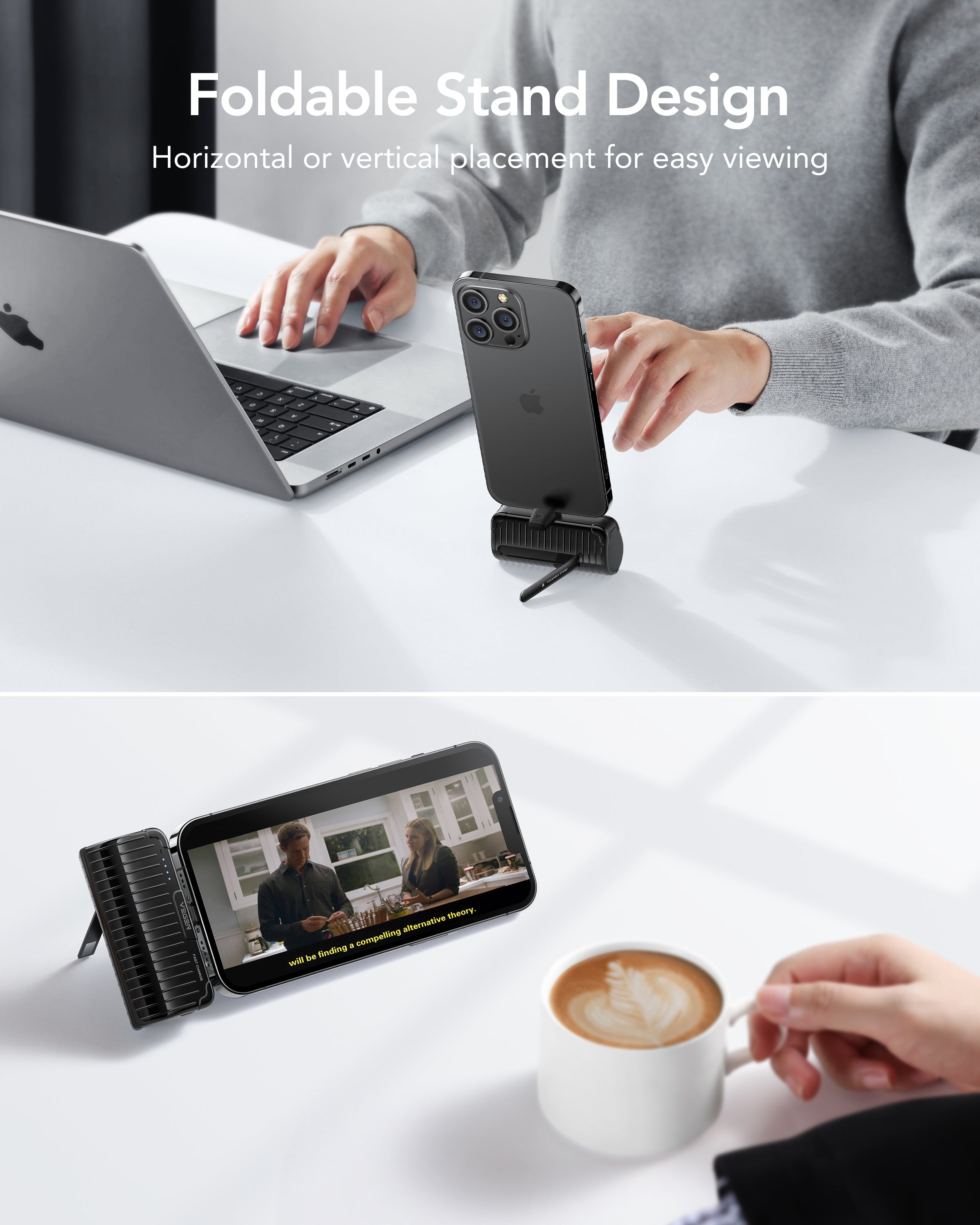 PlugOn Pro L Mini All in One Fast Charging Power Bank